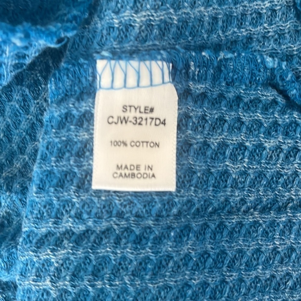 Zenana Women’s Blue Shirt Blouse Tunic With Pockets NWOT - Picture 9 of 10